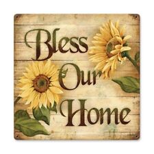 BLESS OUR HOME YELLOW SUNFLOWERS 18