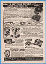 1958 Lafayette Radio Electronics Jamaica NY Stereo Hi-Fi Speakers Turntable Ad picture
