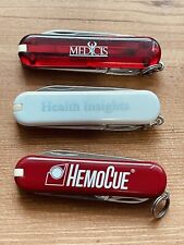 Lot of 3 Victorinox CLASSIC SD Swiss Army Knives  Pharmaceutical Logo's picture