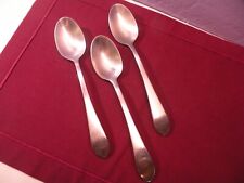 SET OF 3 TOWLE BOSTON ANTIQUE Oval Soup Spoons 18/10 Satin Stainless China 8