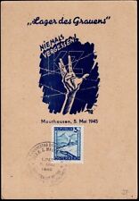 JUDAICA Rare  1946 antiseimitic  postcard  combine  shipping picture