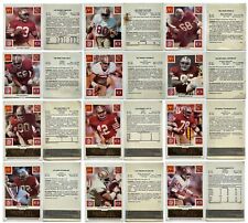1986 McDonalds Football 14 Card Set San Francisco 49ers Jerry Rice Ronnie Lott picture