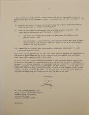 Jimmy Carter Signed Two Page Letter To Emory University About Carter Center  picture