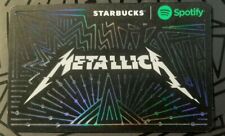 STARBUCKS Gift Card 2017 METALLICA SPOTIFY Limited Edition                  (PP) picture