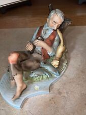 Lefton Old Man Sleeping While Fishing Figurine. So Beautiful picture