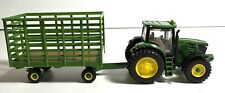 ERTL John Deere 6210R 2012 FWD Tractor & 5755 Bale Throw Wagon Farm Implement  picture