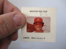 Vintage 1970's Mike Torrez Boston Red Sox Negative Slide 2 Inches picture
