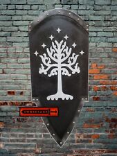Lord of the Rings Shield of Gondor Curved Wood Carved White Tree Huge 4ft Tall picture
