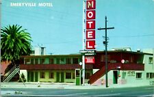 Vtg Chrome Postcard Oakland California CA Motel Emeryville 5425 San Palbo Ave  picture