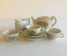 Vintage Child's Blue / Pink Porcelain 8 pieces set made in Japan picture