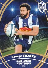 C18 GEORGE TILSLEY # NEW ZEALAND SU.AGEN TOP 14 TOP CARD PANINI RUGBY 2018 picture