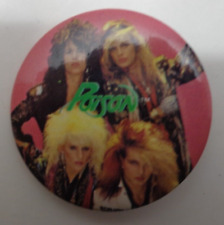 Vintage 1980's Poison Button Pin picture