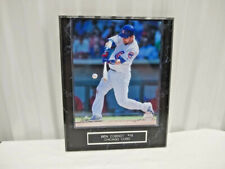 Ben Zobrist Chicago Cubs 10 1/2 x 13 Black Marble Plaque With 8x10 Photo picture