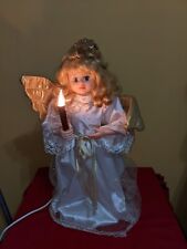 Vintage ELCO Motion-ettes Blonde Hair Christmas Angel - Tested and Working picture
