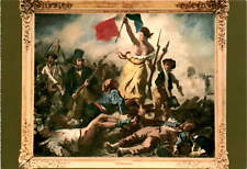 Eugène Delacroix, Louvre Museum, Paris, Liberty leading the people Postcard picture