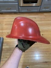 Vintage Gentex Corp. FYR-FYTER Fire Fighters Fireman's Helmet Red Rare picture