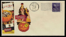 1947 Dr Pepper Halloween Ad Featured on Collector's Envelope *OP088 picture