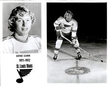 PF17 Original Photo GENE CARR 1971-72 ST LOUIS BLUES CENTER CLASSIC NHL HOCKEY picture