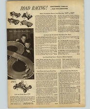 1961 PAPER AD 3 Pg Race Set Strombecker Train Tyco Astro-Phone Infrared Light picture