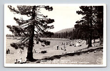 RPPC Zephyr Cove Beach Lake Tahoe NV FRASHERS FOTOS Postcard picture