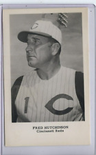 1964 Cincinnati Reds Team Issued Postcard Fred Hutchinson picture