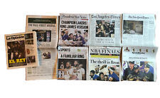 Los Angeles Lakers Champions - OCTOBER 12, 2020 Lot of 5 Newspapers Lebron James picture