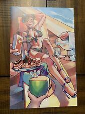 Street Fighter Swimsuit Special 2022 SDCC Gonzales Virgin Variant Cover COA NM+ picture