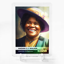 MADAM C.J. WALKER Holographic Card GleeBeeCo Holo Figures #MCAE AWESOME picture