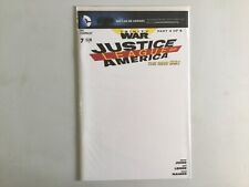 Justice League of America 7 Blank Variant New 52 Trinity War 2013 NM picture