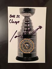 Ian Cole SIGNED 4x6 PHOTO PITTSBURGH PENGUINS Stanley Cup Champ AUTOGRAPH picture