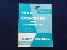 1962 CHEVROLET CORVAIR AND CORVAIR 95 SHOP MANUAL - SOFTCOVER MANUAL - KD 8878 picture