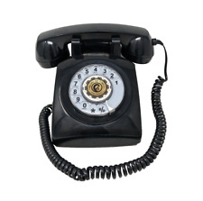 Retro style Rotary Dial Phone 1960 Vintage Landline Telephone Old Fashioned picture