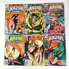 Kazar The Savage #1 2 3 4 5 6 All Newsstand Lot (1981 Marvel Comics) picture
