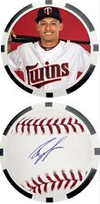 ROYCE LEWIS  - MINNESOTA TWINS - *POKER CHIP* - GOLF BALL MARKER *SIGNED* picture