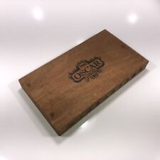 Oscar Valladares Empty Wooden Cigar Box 13.5x7.5x1.5 picture