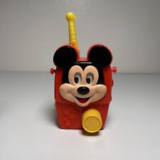 VTG 1970’s iLLco Pre-School Disney Mickey Mouse Wind Up Toy Radio A Small World picture