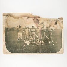 Unknown Mystery Baseball Team RPPC Postcard c1910 Uniformed Players Photo A3972 picture