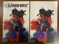 ✨EDGE OF SPIDERVERSE #2 - PEACH MOMOKO - 616 Trade & Virgin Set Of 2 - Spider-UK picture