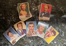 VINTAGE 1953 TOPPS WHO-Z-AT-STAR 60 Cards Mix VG, VG/EX, EX/MT NO DOUBLES RARE picture