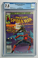 1982 Amazing Spider-Man 227 CGC 7.5 Black Cat 60-cent cover, Marvel Comics 4/82 picture