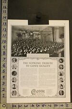 1923 HISTORICAL MUSIC GALA CARNEGIE SYMPHONY ORCHESTRA CONN INSTRUMENT AD ST68 picture