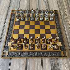 Custom Made Home Chess Unique Greek VS Roman Pantheon Chessman Set Décor Gift picture