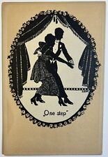 One Step Kirnic Dancing Silhouette Postcard, Unposted, Prague  picture
