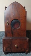 19 C.  Mahogany Watch Holder Hutch Armoire Casket Hand Dovetailed Inlaid Veneer  picture