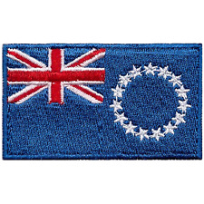 Cook Island National Country Flag Iron on Patch Embroidered Sew On International picture
