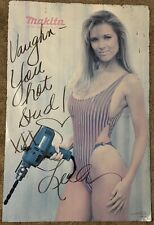 1980’s Miss Makita LeeAnne Locken Tool Poster Signed to Vaughn Real Housewives picture