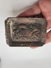 Vintage Japanese Metal Ashtray picture