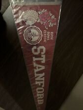 Vintage 1970-71 Stanford Indians Cardinal Rose Bowl Classic Pennant picture