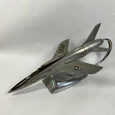 US USAF Aluminum F-105 Republic Thunderchief Desktop Model READ picture