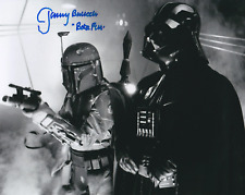 Jeremy Bulloch 10x8 signed in Blue Star Wars picture